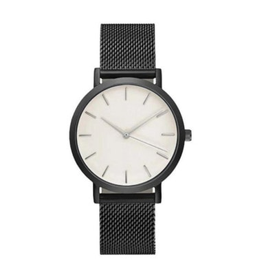 Minimal Black Stainless Watch