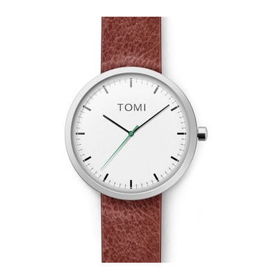 Leather Band Minimal Watch