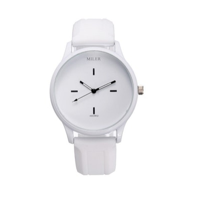 Whiteout Round Face Miler Watch
