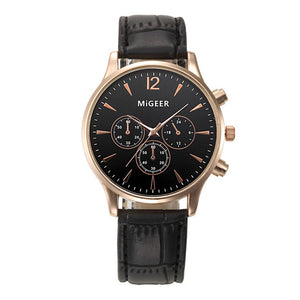 Migeer White and Gold Watch